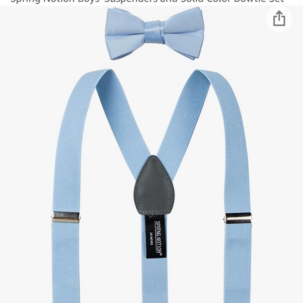 Kid’s Suspender & Bow Tie